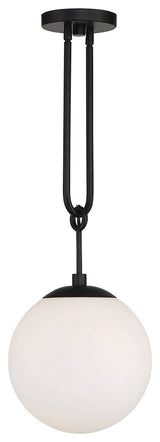 Becker 1-Light Matte Black Pendant