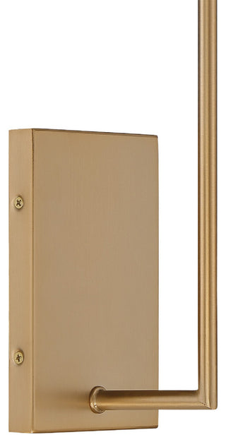 Crystorama LEN-251-VG, 1-Light Wall Mount, Vibrant Gold