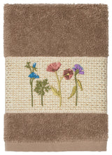 Serenity Embellished Washcloth, Latte