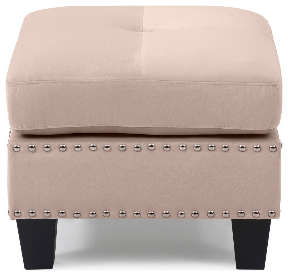 Nailer Ottoman, Beige