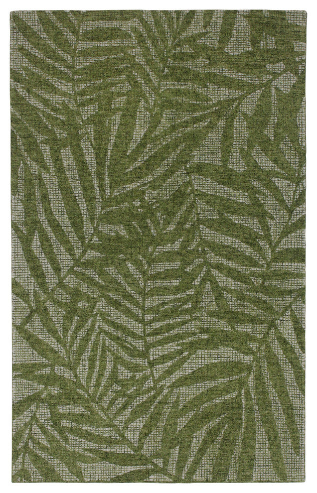 Savannah Olive Branches Indoor Rug Green 3'6"x5'6'
