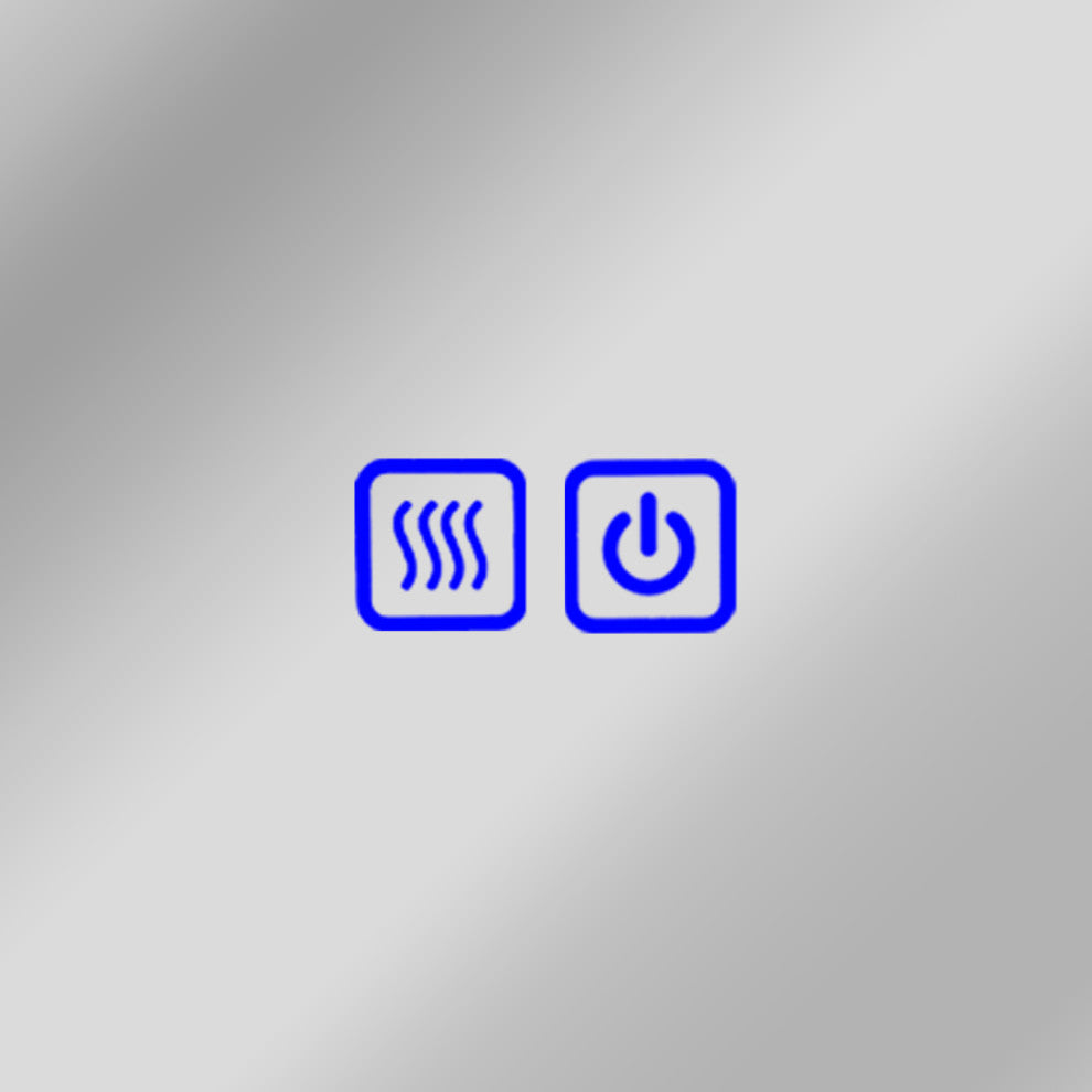 CHLOE Lighting SPECULO Back Lit LED Mirror 4000K, Warm White, 24"