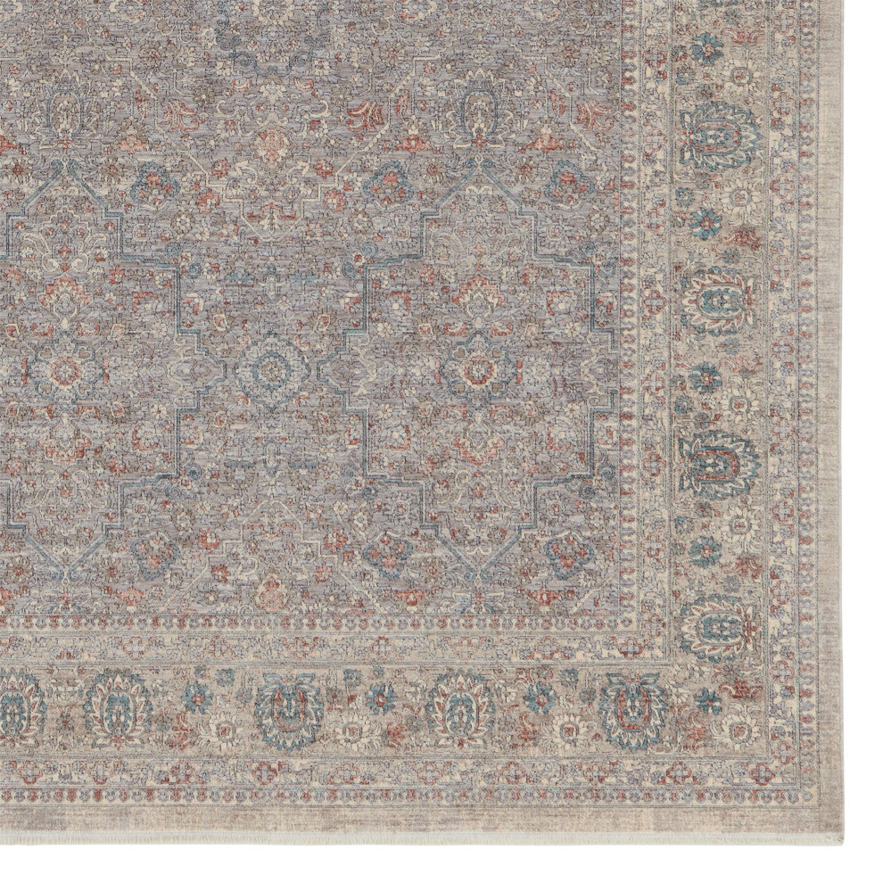 Jaipur Living Artesia Floral Taupe/ Light Gray Runner Rug 3'X8'