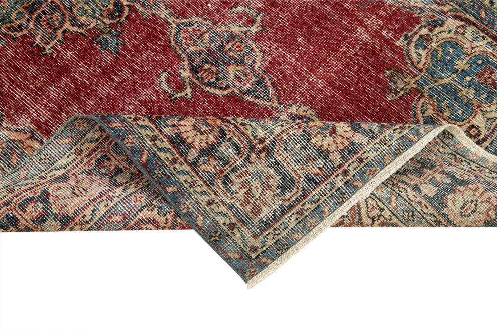 Rug N Carpet - Hand-knotted Turkish 3' 8" x 6' 8" Vintage Small Area Rug