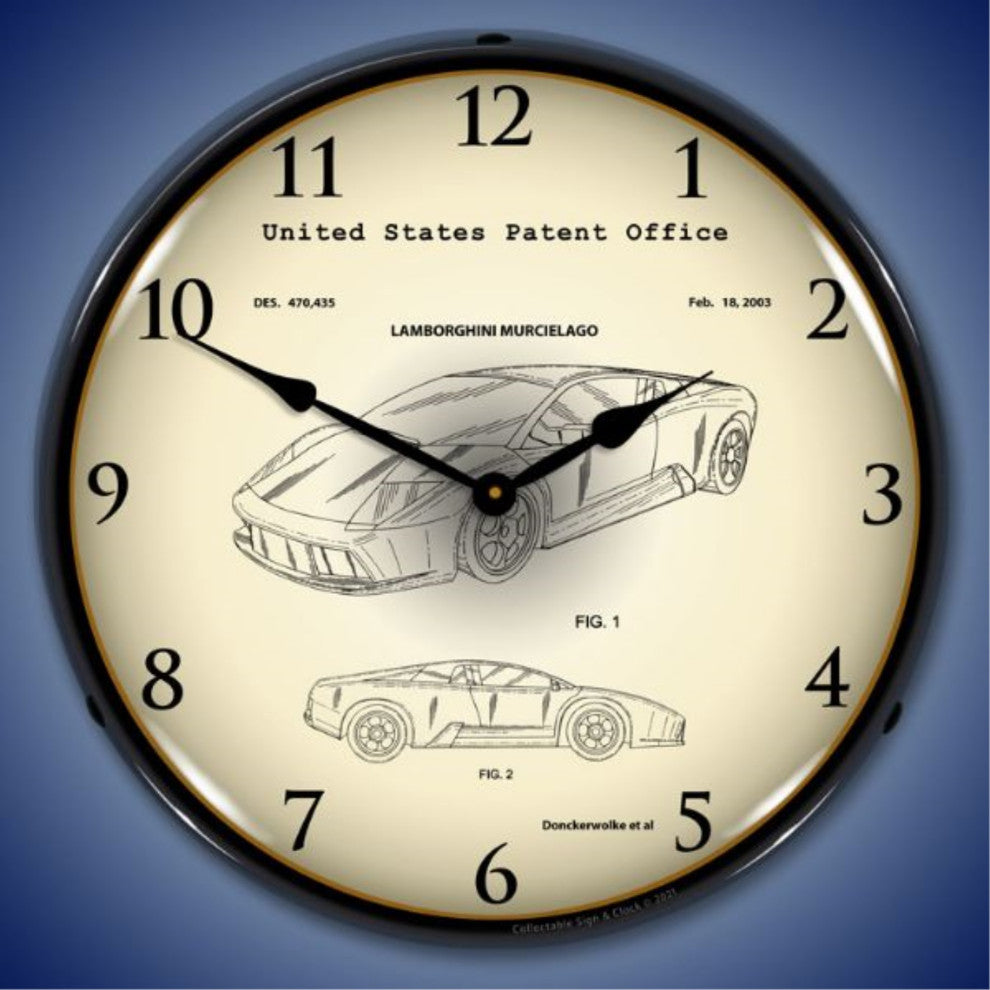 2103228 Lamborghini Murcielago 2003  Patent Clock