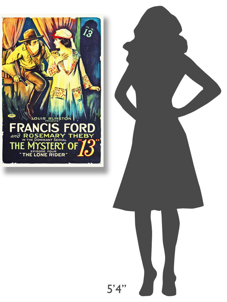 "The Mystery of 13" Stretched Canvas Giclee by Hollywood Photo Archive, 24x36"