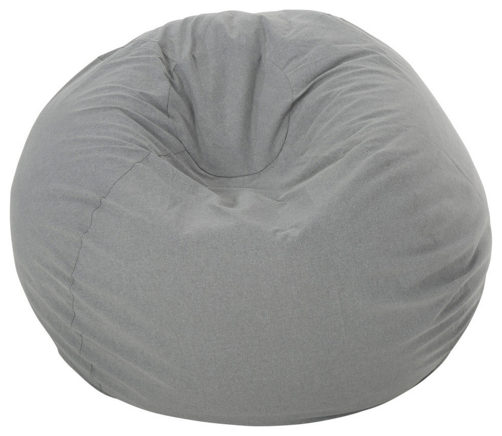 Susan Outdoor Water Resistant 4.5'' Bean Bag, Charcoal