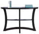 HomeRoots 11.5" x 47.25" x 32" Cappuccino Finish Hall Console Accent Table