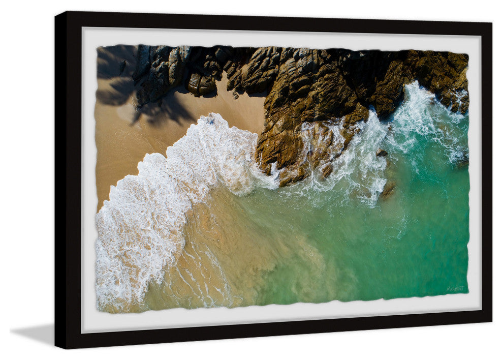 "Dance With the Waves" Framed Painting Print, 24x16