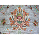 Gray Sultani Motifs Tabriz All Over Design Hand Knotted Oriental Rug 8'9"x11'10"