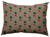Radishes Pattern Decorative Throw Pillow, Doe, 14"x20"