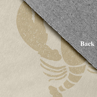 Lobster Nautical Chenille Rug