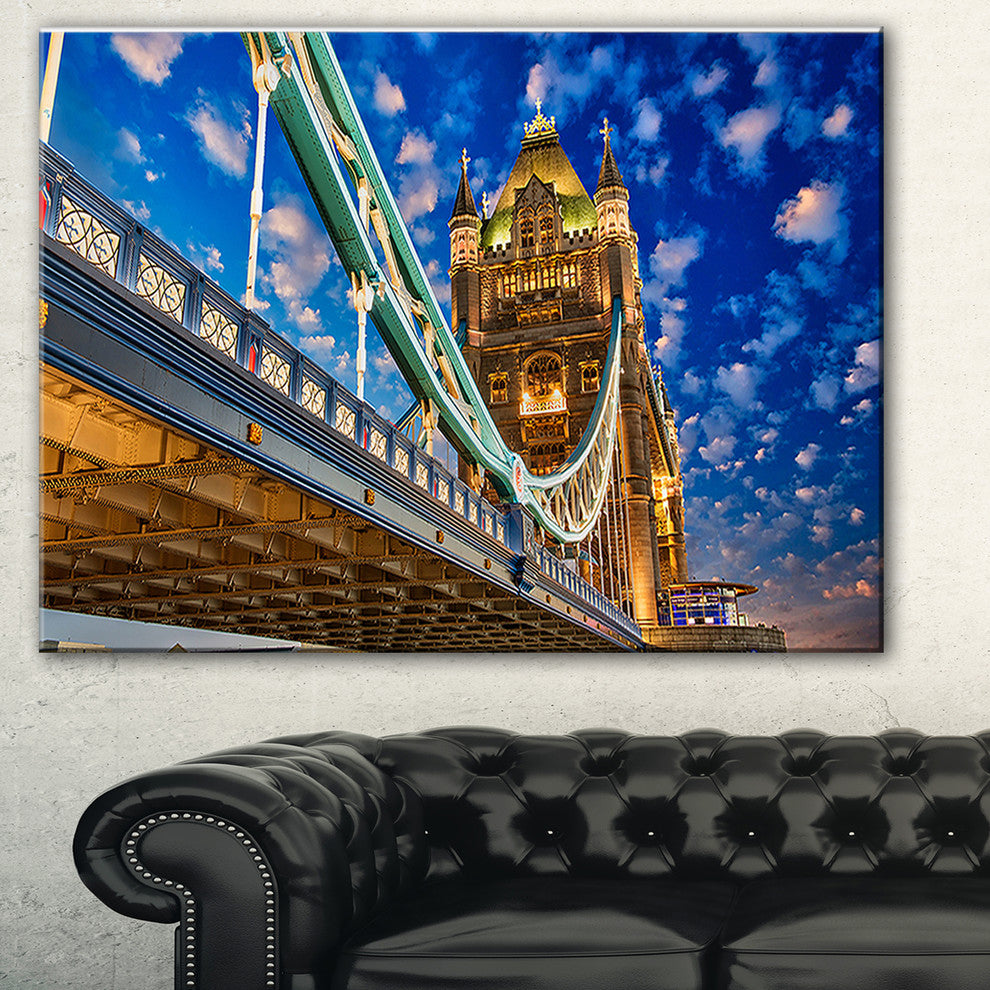 "Lights on Tower Bridge" Canvas Print