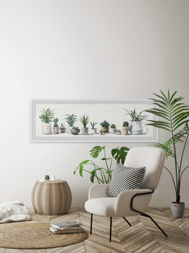 "Tropical Gardens" Framed Painting Print