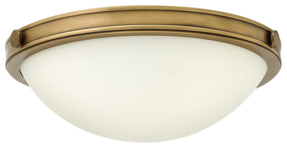 Hinkley Maxwell Small Flush Mount, Heritage Brass