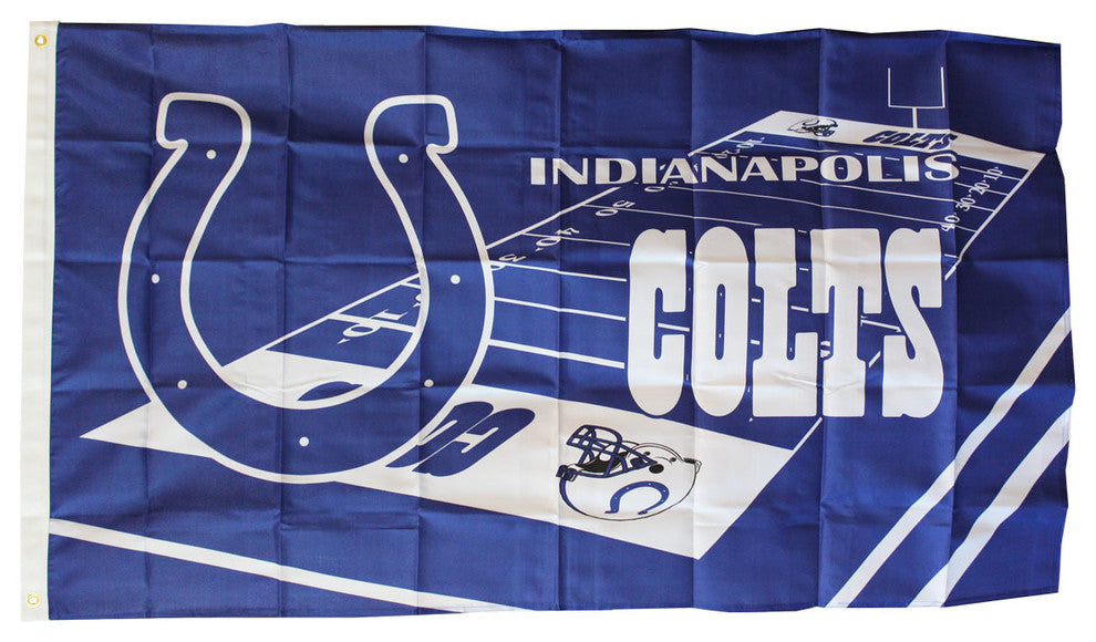 Indianapolis Colts - 3' x 5' NFL Polyester Flag (Field Design)