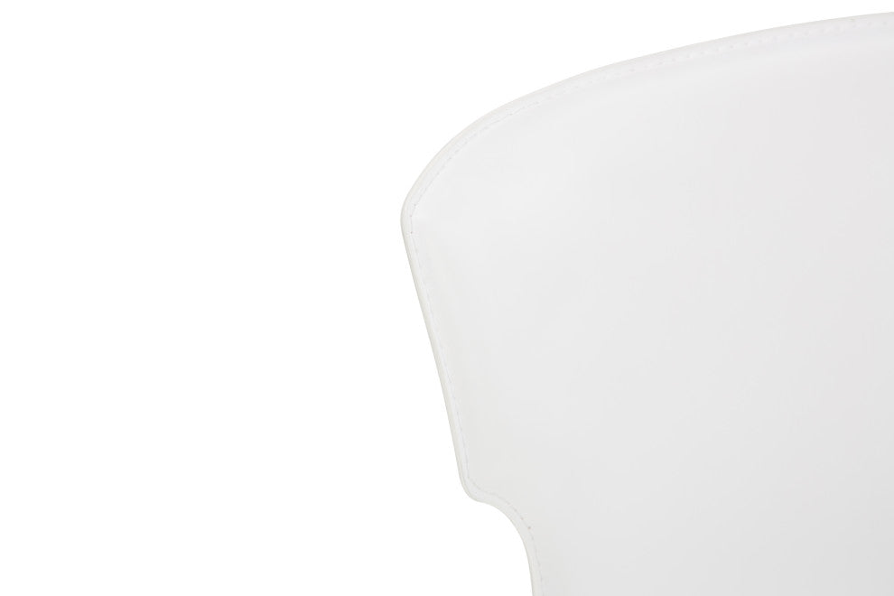 Halo Assembled Side Chair, Set of 2, Glossy White