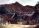 Theodore Rousseau Cottages in the Jura, 18"x27" Gallery Wrapped Canvas Print