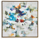 Rock & Roll Framed Canvas