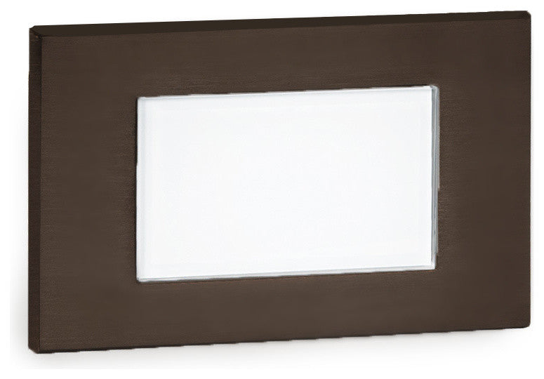 LED Low Voltage Diffused Step and Wall-Light 2700K, Bronze