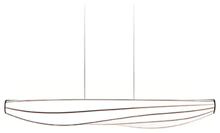 Lenis LED Linear Pendant, Walnut, 2700k - 277v