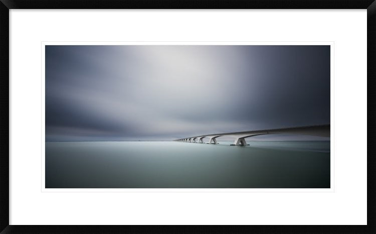"The Infinite Bridge" Framed Digital Print by Arthur Van Orden, 32"x20"