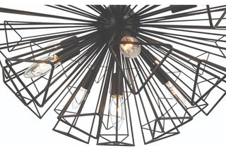 Dendelio 9 Light Chandelier, Black