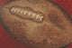 Marmont Hill, "Crackle Football" by Reesa Qualia Print on Wrapped Canvas, 60x40