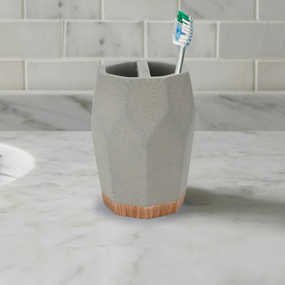 nu steel Cement Toothbrush Holder