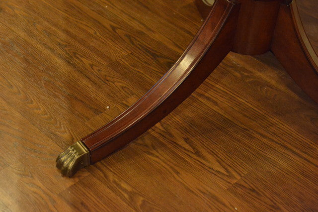 Mahogany Scalloped Corner Dining Table by Leighton Hall