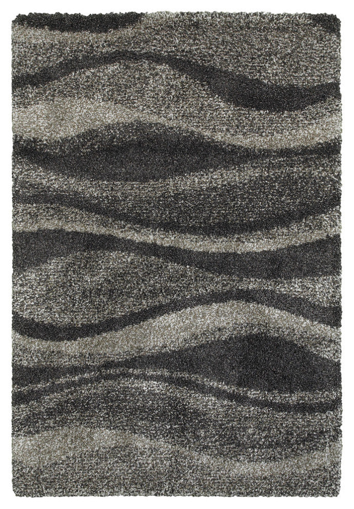 Oriental Weavers Henderson Grey/ Charcoal Abstract Indoor Area Rug 6'7"X9'6"