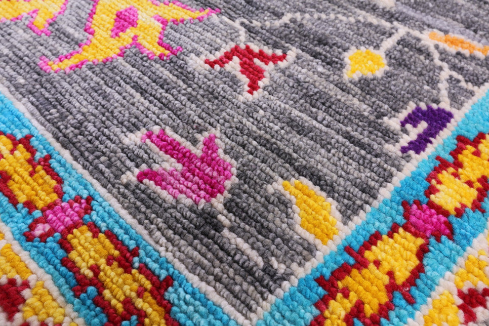 Turkish Oushak Hand-Knotted Wool Rug 9' 3" X 11' 11" - Q15703