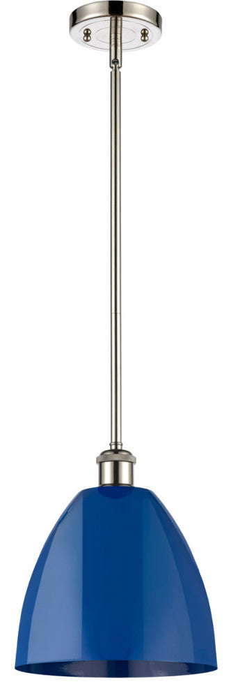 Innovations 516-1S-PN-MBD-9-BL-LED 1-Light Pendant, Polished Nickel