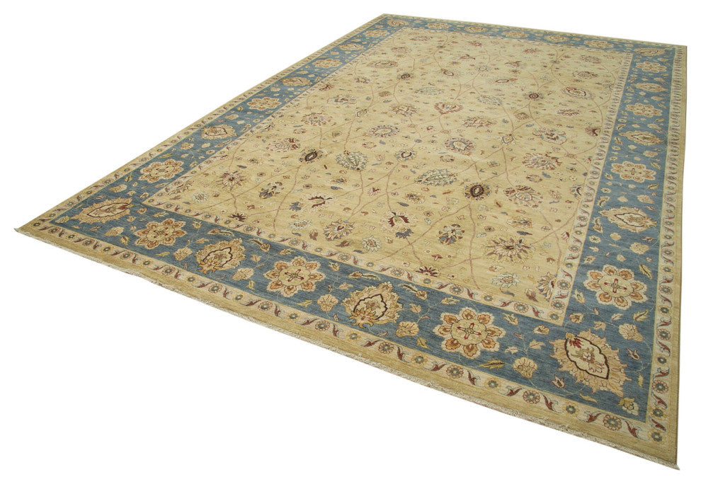Rug N Carpet - Hand-Knotted Oriental 11' 11" x 18' 0" Large Oushak Area Rug