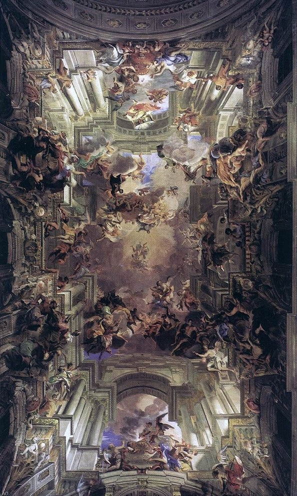 Andrea Pozzo The Allegory of the Jesuits' Missionary Work Wall Decal