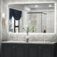 Backlit 3-Color LED Mirror for Bathroom, Anti-Fog Dimmable, 24x40