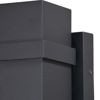 Lavage 4" LED Outdoor Wall Light Textured Black