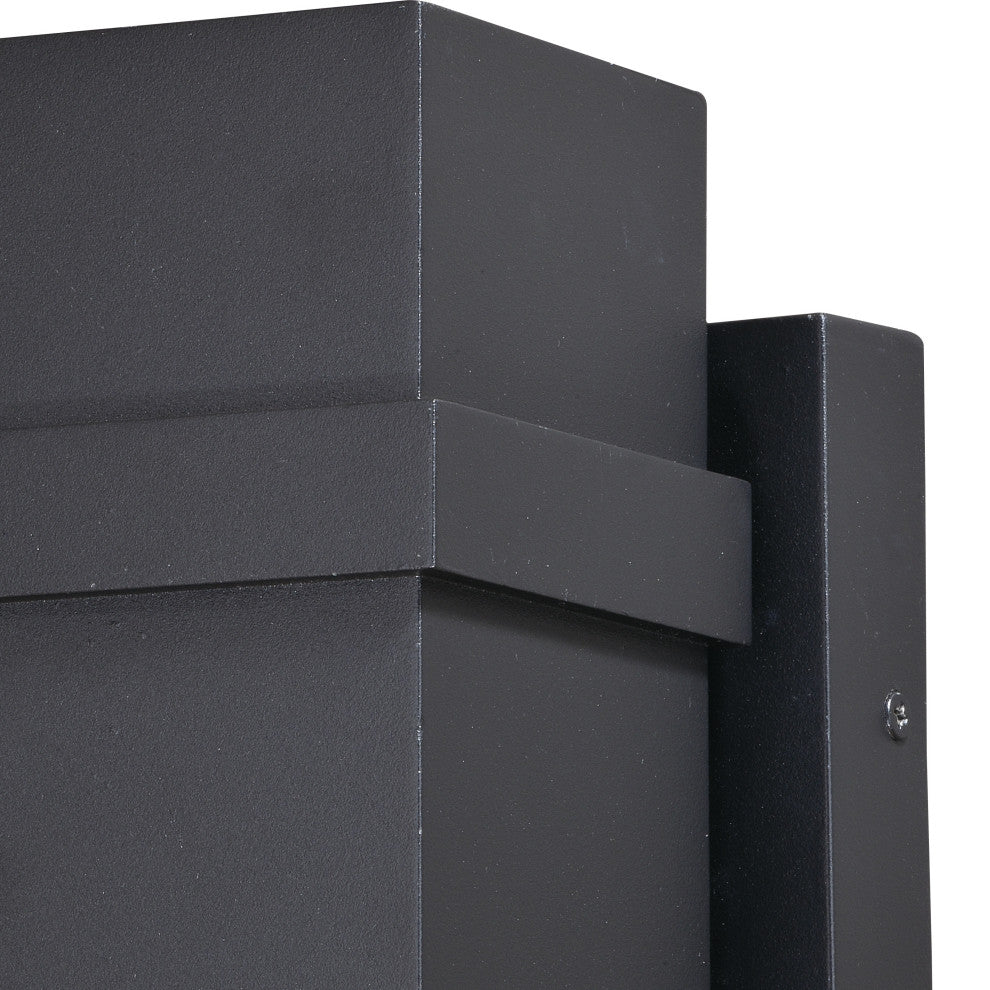 Lavage 4" LED Outdoor Wall Light Textured Black