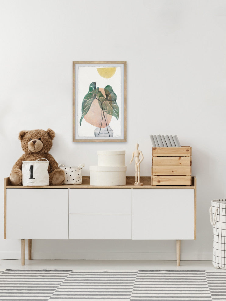"Caladium Beauty" Framed Painting Print