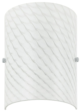 Swirled 2-Lt  Sconce - Chrome