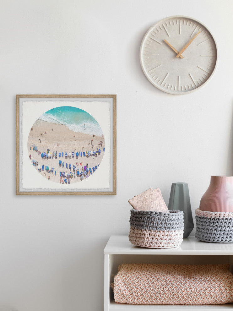 "Plush Summer" Framed Painting Print, 18x18