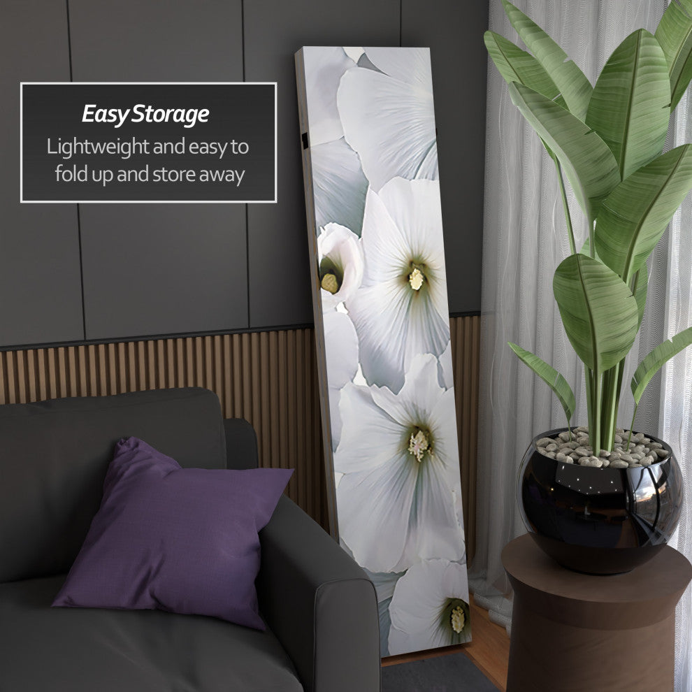 6' Tall Floral Double Sided Room Divider