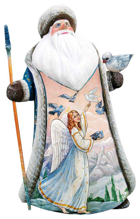 Of All Wilderness Santa, Woodcarved Figurine