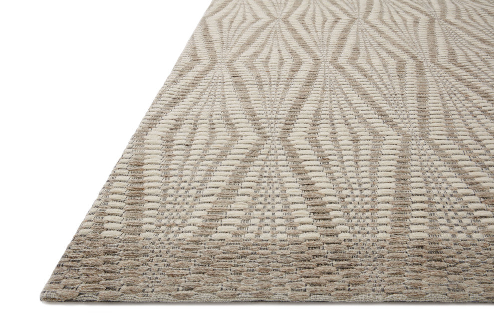 Loloi Kenzie Ivory / Taupe 2'-3" x 3'-9" Area Rug