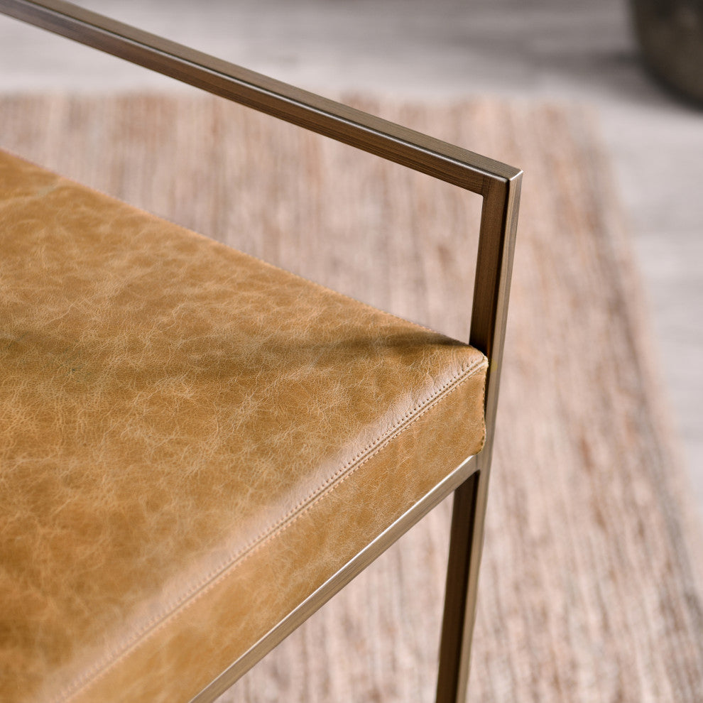 Belfort 26" Counter Stool Chestnut by Kosas Home