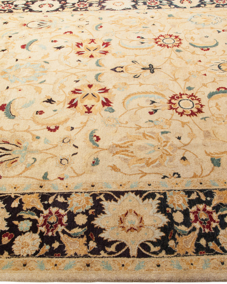 Juniper, One-of-a-Kind Hand-Knotted Area Rug Ivory, 6'2"x9'0"