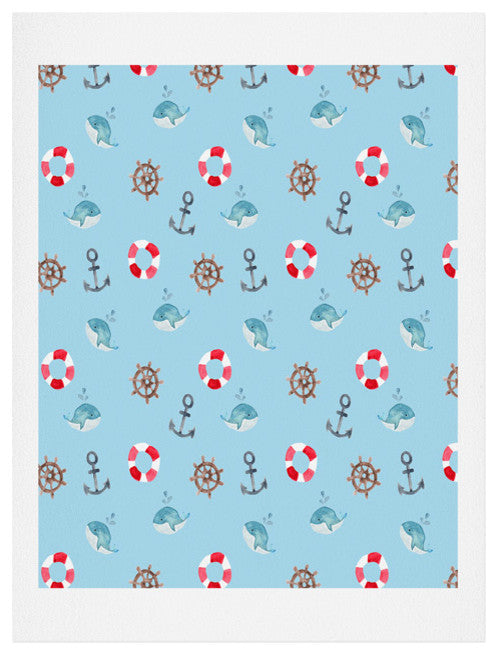 Deny Designs Wonder Forest Nautical Necessities Art Print