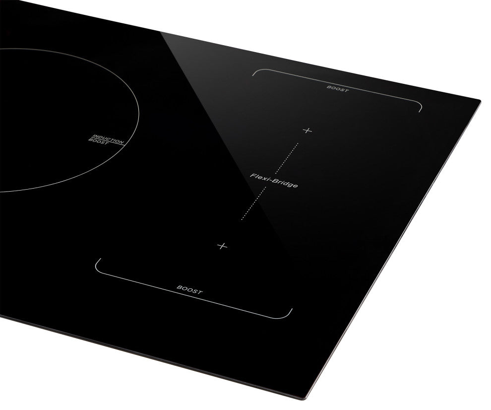 Built-in 36" 5 Elements Black Induction Cooktop Including Bridge Element