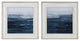 Uttermost Rising Blue Abstract Framed Prints, Set of 2