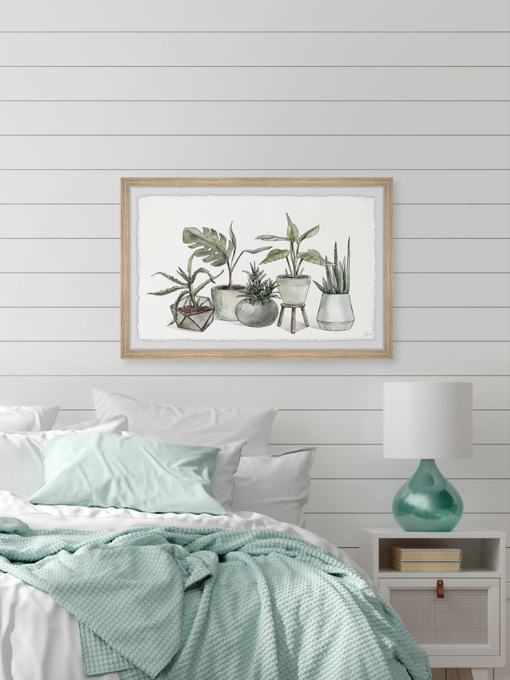 "Dazzling Foliage" Framed Painting Print, 45x30